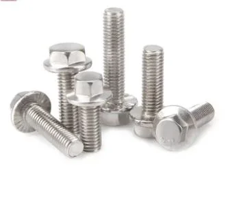 Stainless Steel DIN6921 Fastener Hex Flange Head Bolt Flange Bolt Full Thread