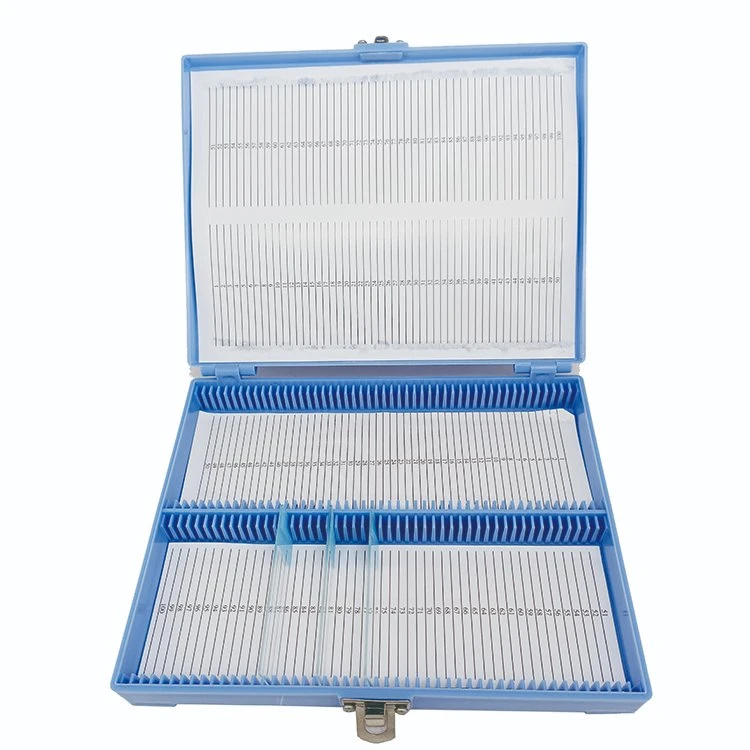 50PCS Microscope Glass Slide Storage Box Lab Supplies