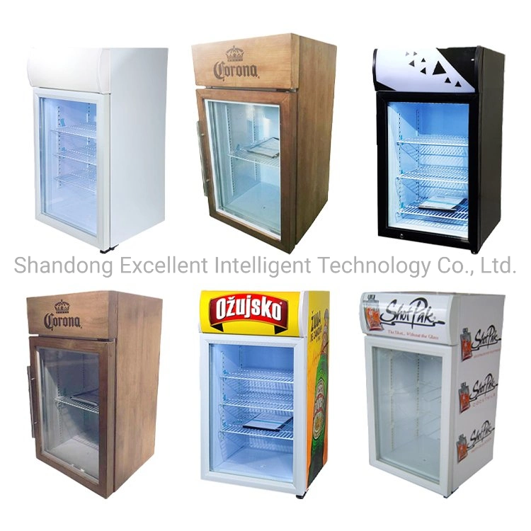 Bar/KTV Wholesale/Supplier Price 3 Glass Door Display Refrigerator Freezer Counter Beer Cooler Counter Fridge Commercial