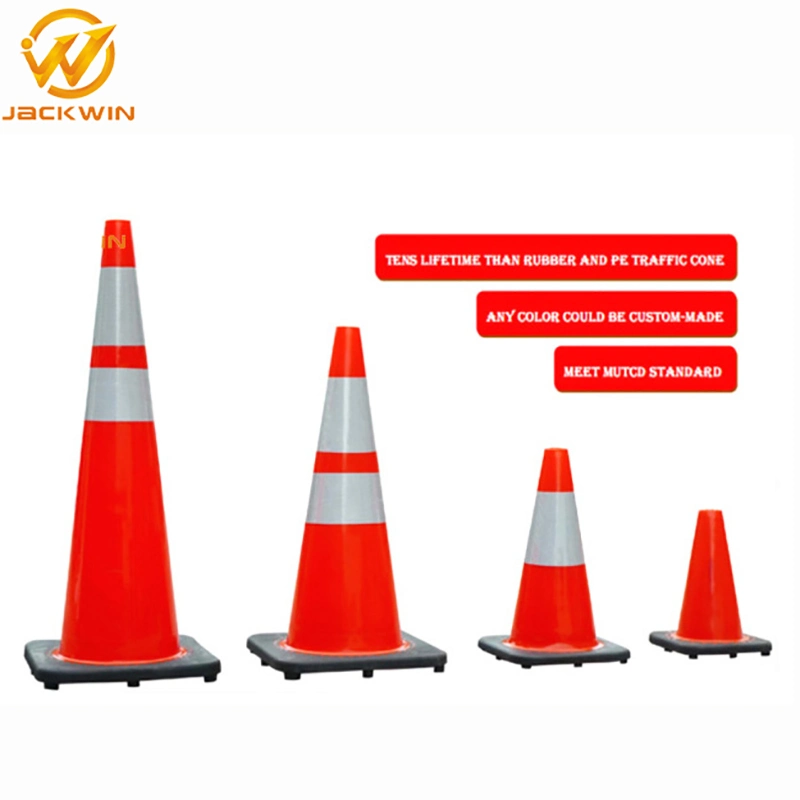 Fluorescent PVC Traffic Cone for Road Safety