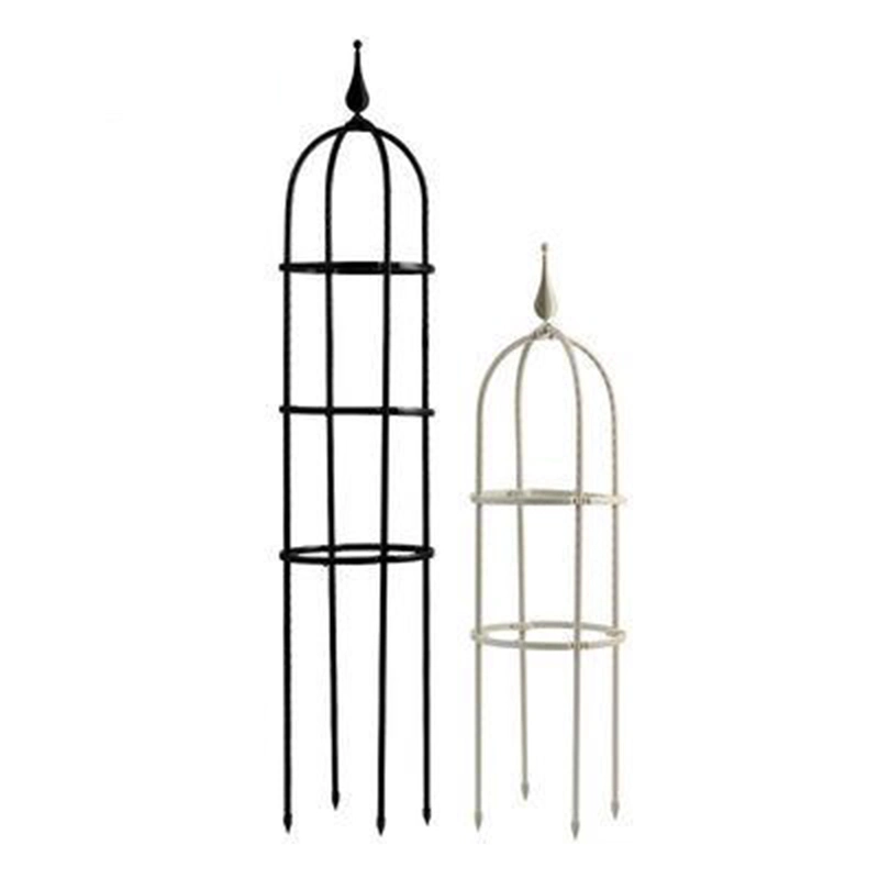 Metal plegable decorativos Rustproof enrejado de hierro negro escalada de la planta