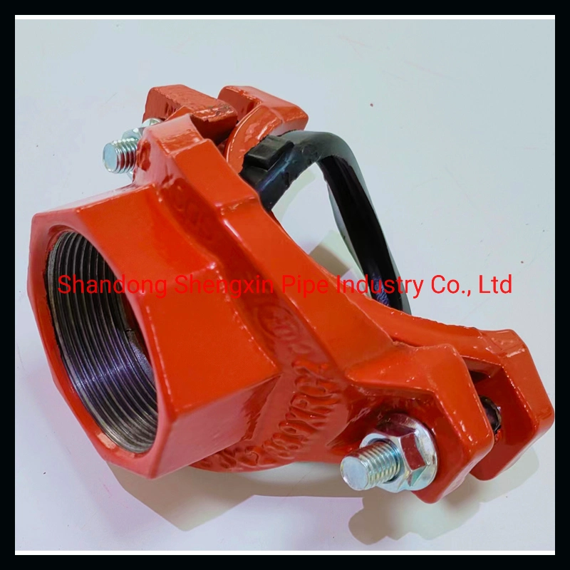 Sdsx Ductile Iron Grooved Fitting/Mech. Tee Female Thread BSPT FM, UL, CE