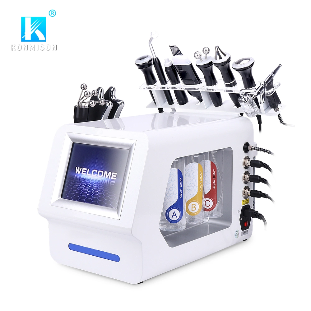 Portable 10 in 1 Multifunctional Oxygen Facial Machine for Skin Lifting