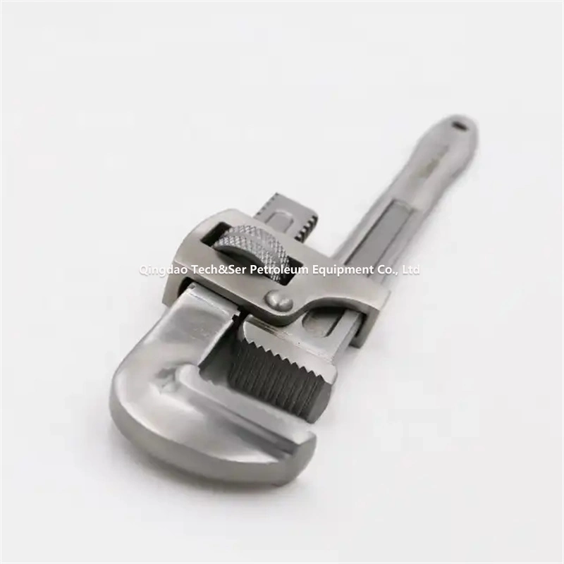 Manufacturer Heavy Duty Pipe Wrench Adjustable Wrench Hand Tool Cutting Tool Ratchet Wrench for Fastening Pipe