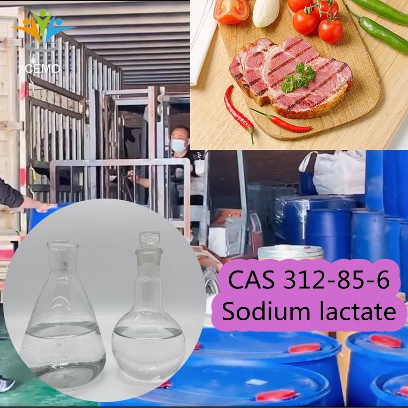 Manufacturer Supply 99% CAS 312-85-6 Sodium Lactate for Food Additive