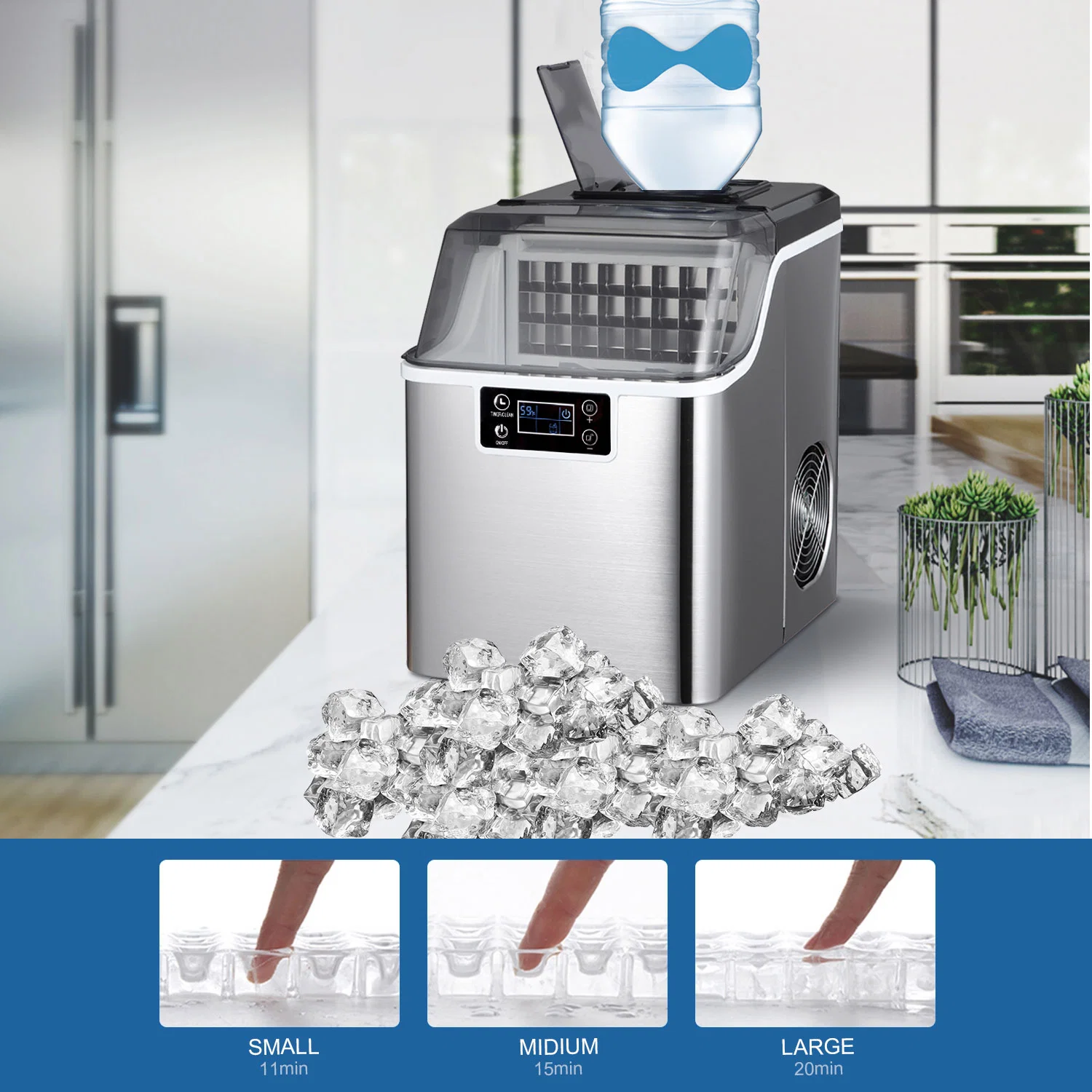 Непосредственно у производителя OEM/ODM малых Ice Cube Maker машины 20кг/24h 110V-240V