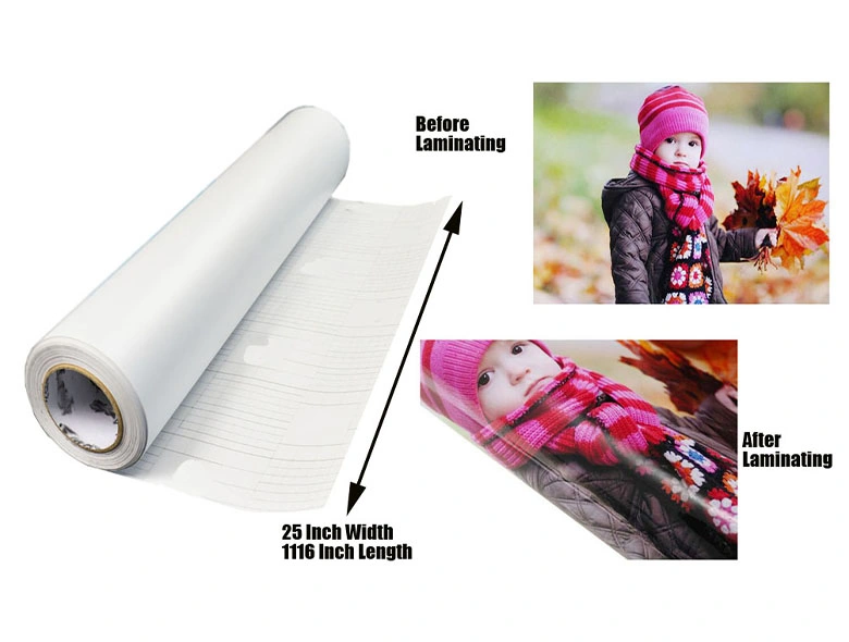 Good Quality Clear PVC Cold Lamination Film White Liner for Graphic Surface Protection