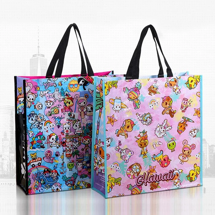 Customized Your Own Logo, Shopping Cloth Bag PP Nonwoven Bag with Handle