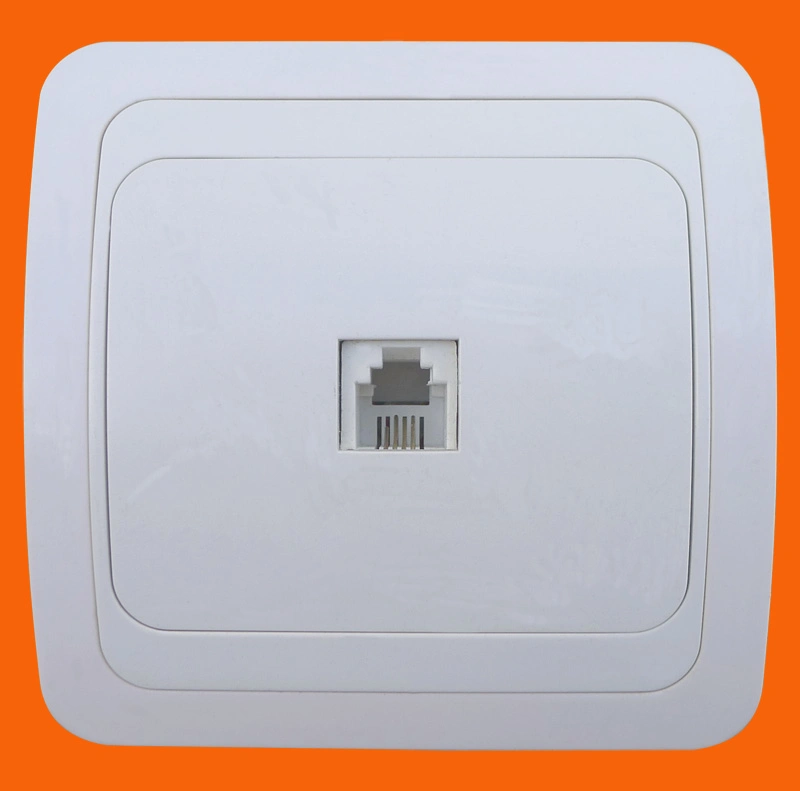 Fire - Proof and Flame - Retardant Europe Wall TV Socket, Electrical Sockets (F2008)