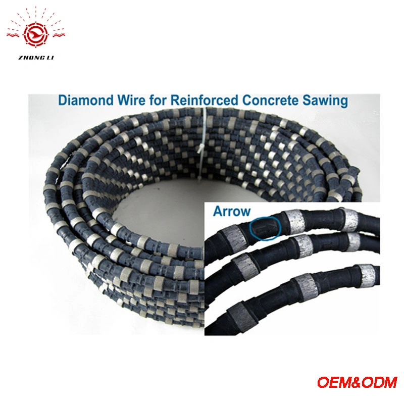 Fast and Stable Diamond Wire Construction Tools Wire Rope for Concrete