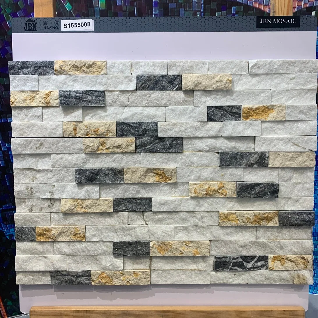 Foshan Green Thick Artificial Tile Cultured Natural Stone Outdoor Slate Marble Mosaics Wall Panel Tile