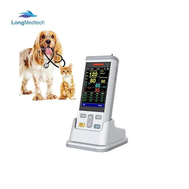 Portable Multi-Parameter Veterinary Monitor Vet Blood Pressure Monitor Blood Pressure Monitor for Dogs and Cats