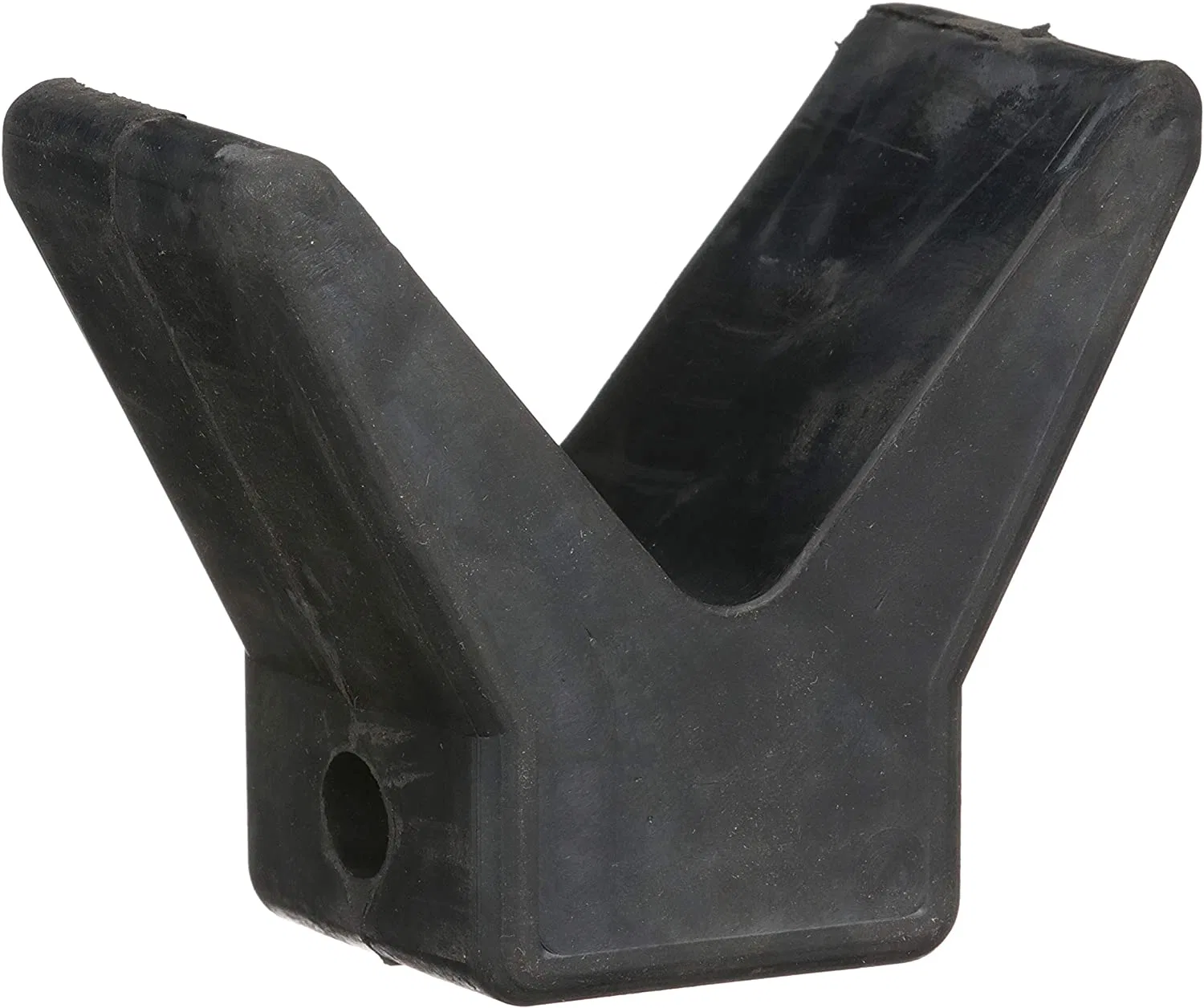 3" Black Rubber V-Style Bow Stop Snub Blocks Bow Snubber Block