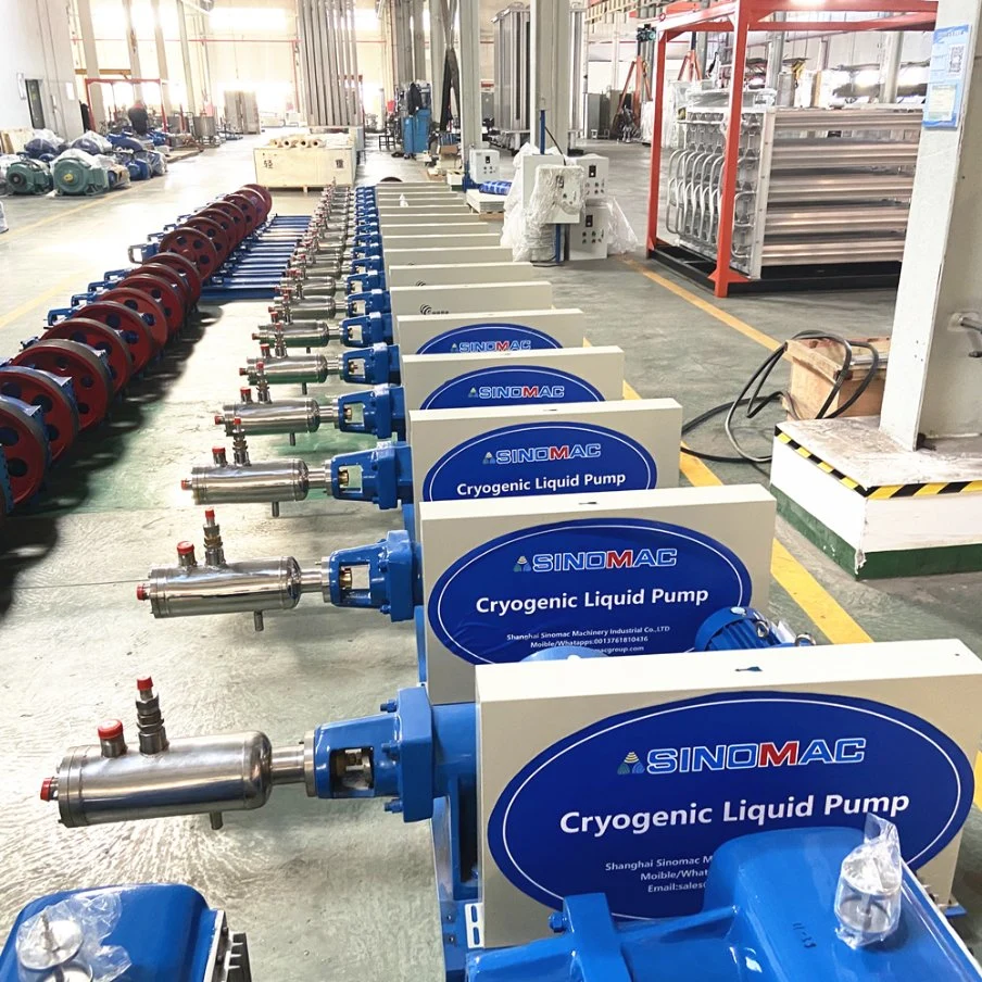 Liquid Oxygen Nitrogen Argon LNG Gas Cylinder Filling Station Vaporizer Pumps Skid CNG Filling Station