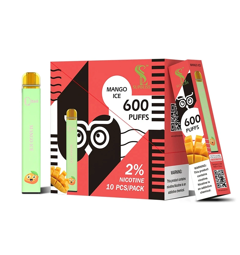 De plus de 2 % Nic Supbliss 1800 saveurs jetables Portable de gros de la Chine Cigarettes électroniques