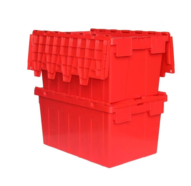 FDA Plastic Storage Crate Boxes in Garments Factory for Cut Garments