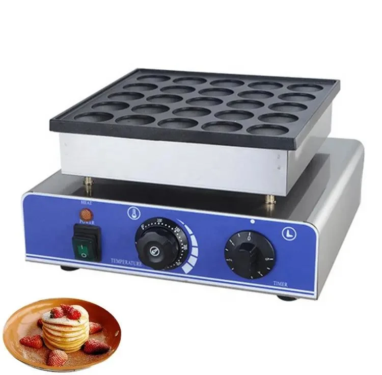 Hot Selling Temperature Control 25 Hole Christmas Tree Waffles for Night Street Cafeteria