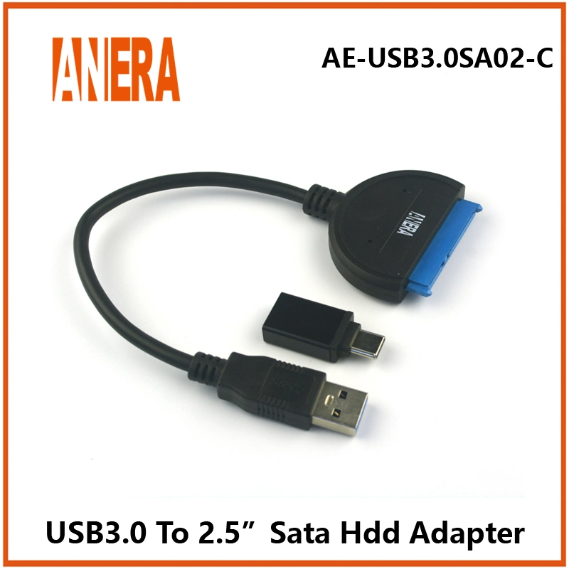 Высокоскоростной USB3.0 на 2,5" жесткого диска SATA кабель с адаптером дисков