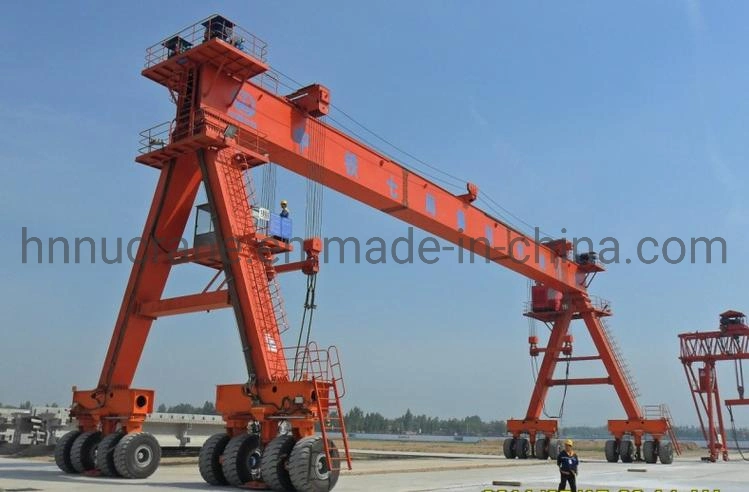 Port 25 Ton Rtg Gummireifen Behälter Hebegantry Kran