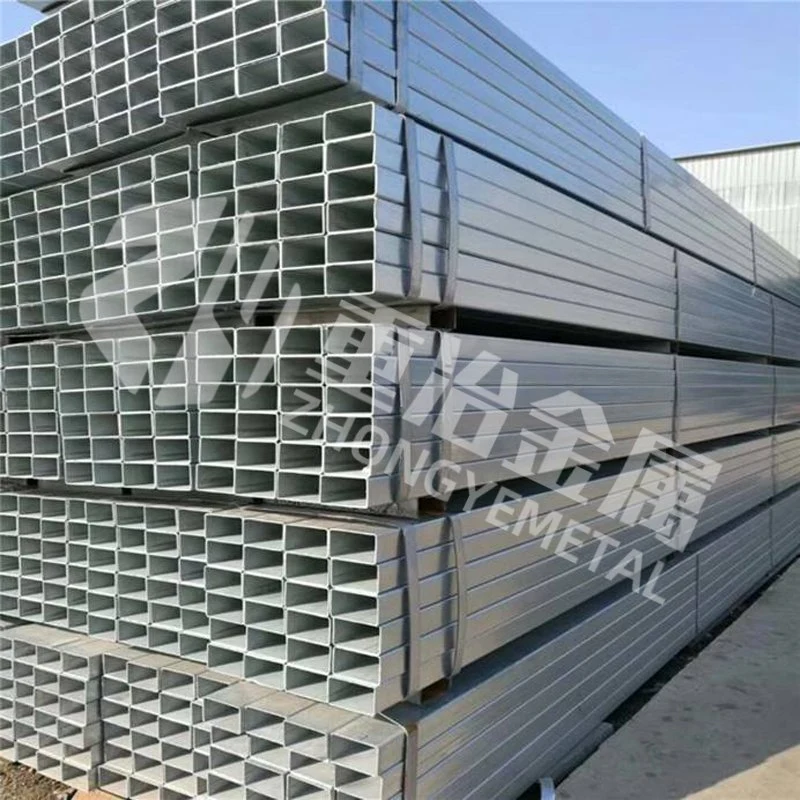 Hot Sale Low Price Q235A/Q235B/Q345b Hollow Zinc Coated 30G/M2-600G/M2 Galvanized Square Tube