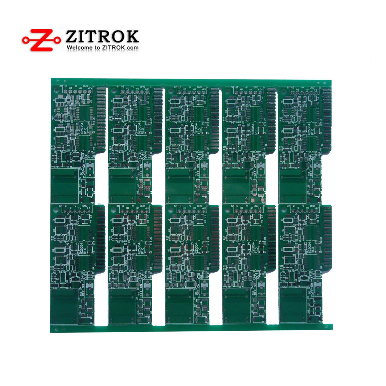 24 Layer Circuit Board Motherboard PCB Vape PCB PCBA PCB Assembly with Half Hole Quick Turn Services