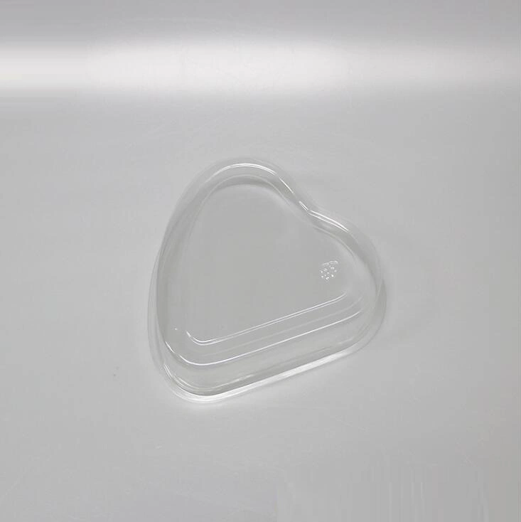 Heart Shaped Pet Disposable Plastic Fruit Container/Salad Boxes