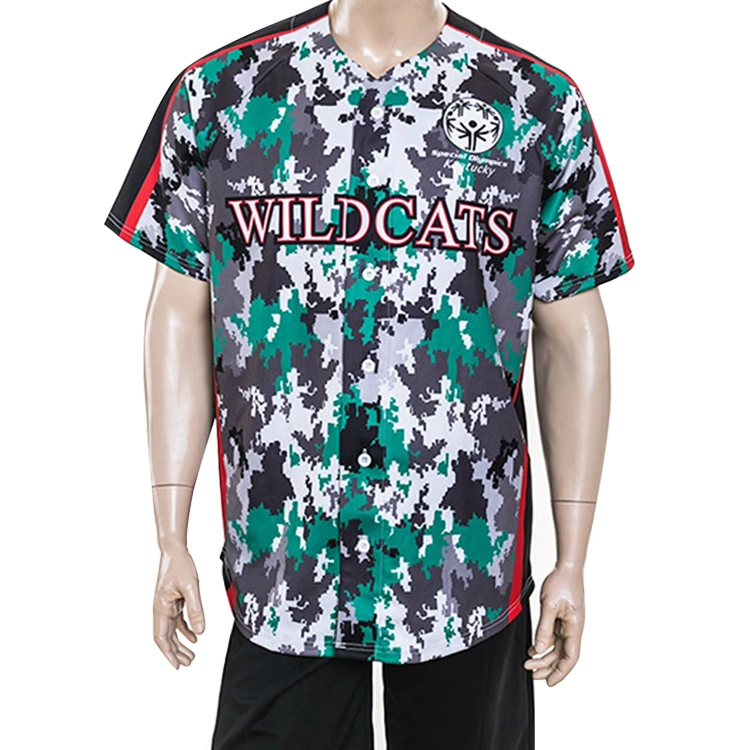 China Großhandel Hemden Custom Herren Baseball Jersey Baseball Shirt