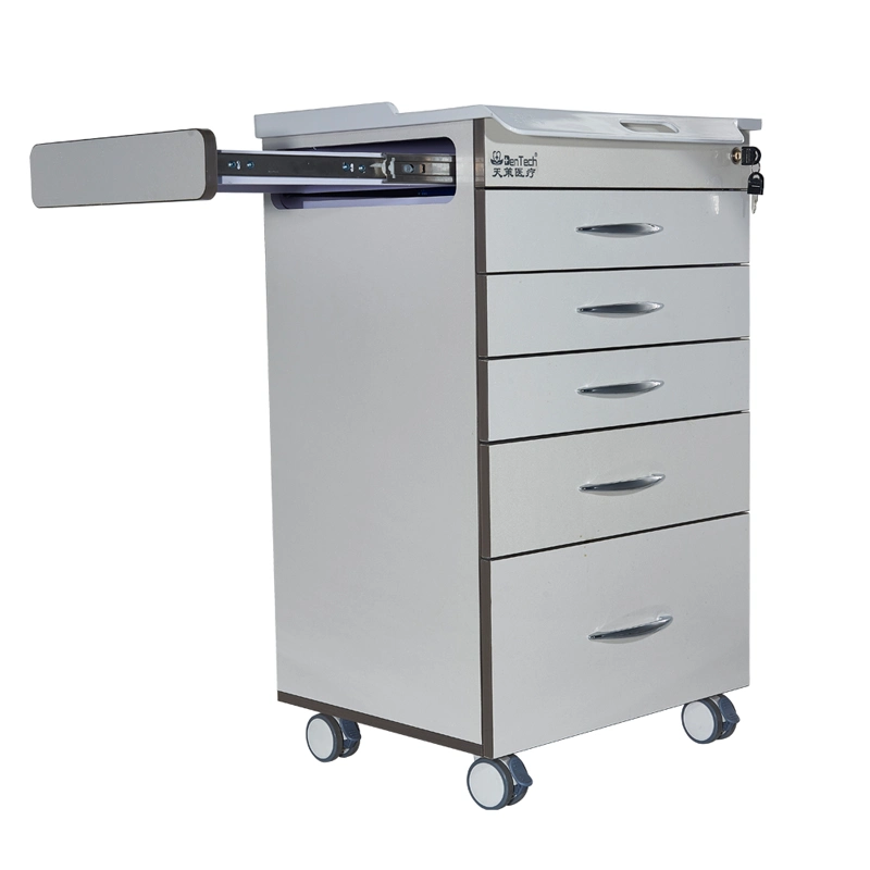 Silencio Anti-Skid Freno rueda con el gabinete dental