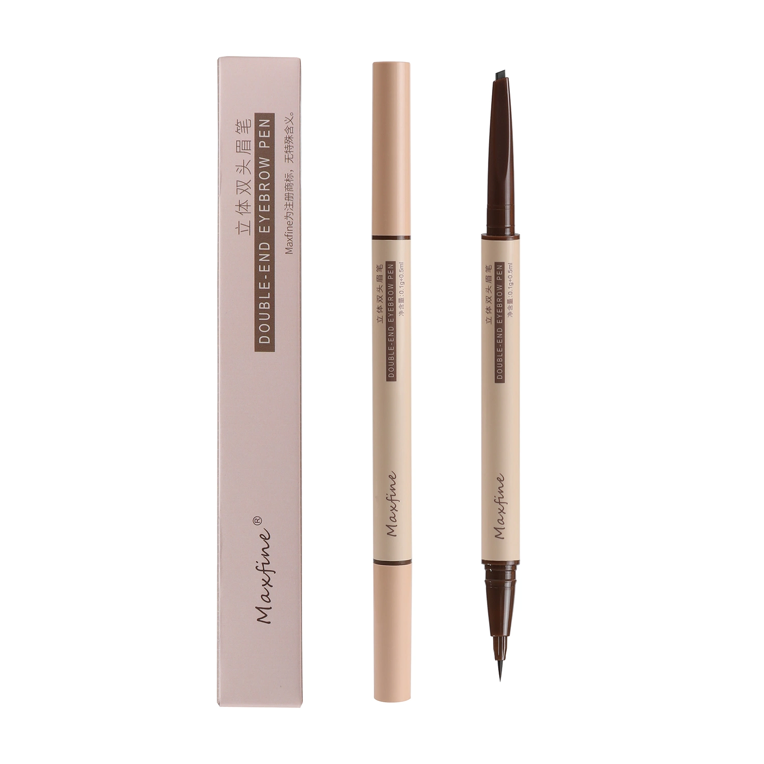 Dual-Ends Waterproof Professional Sweat-Proof Liquid Eye Brow Pencil