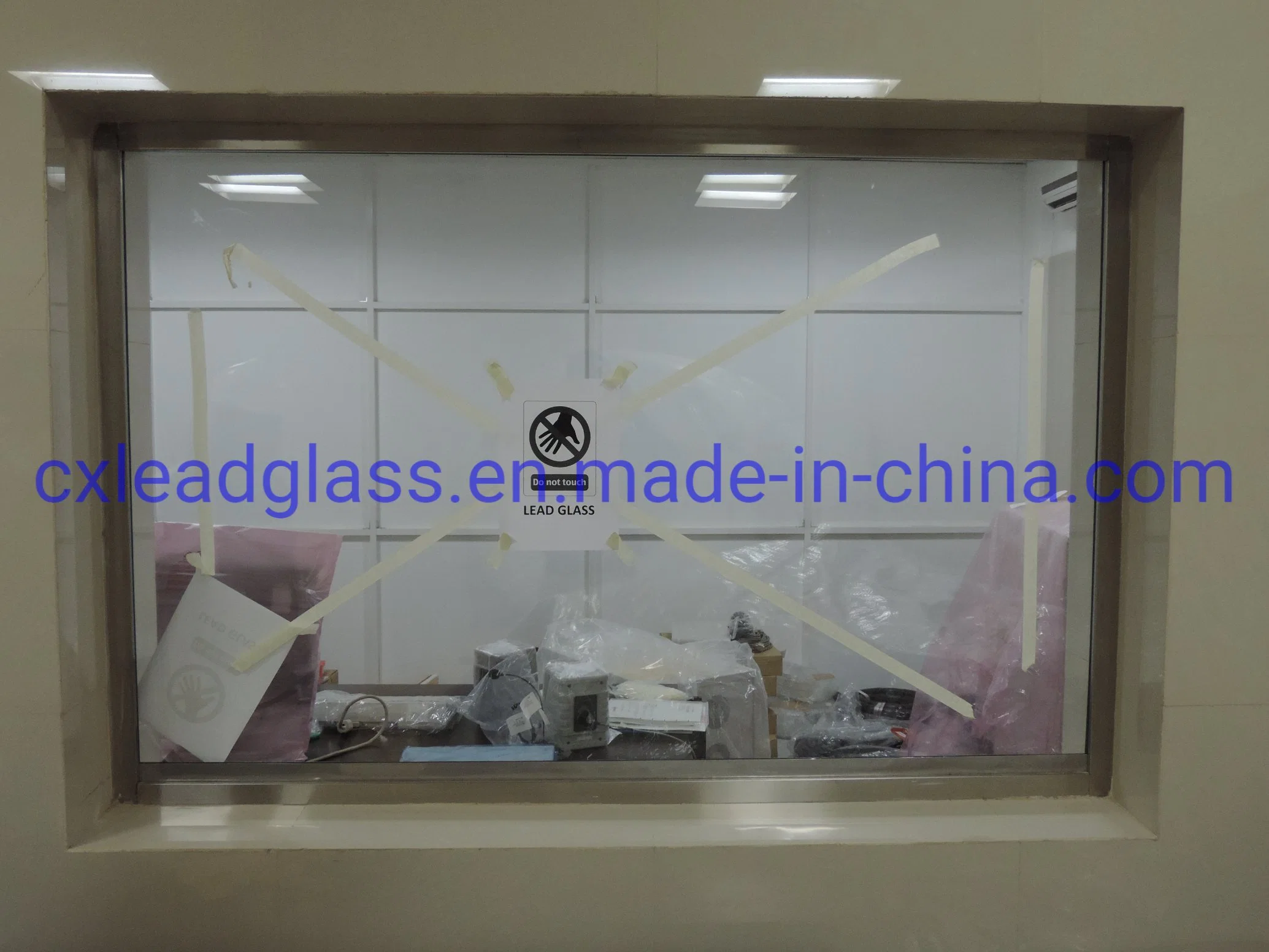 High quality/High cost performance  Xray Radiation Shieling Protection Lead Glass with Stainless Steel Frame for CT Medical