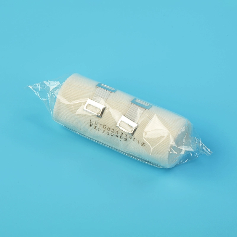 Low Price Disposable Elastic Dressing Supply Cotton Wound Spandex Medical Bandage with CE