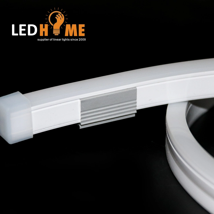 مؤشر LED موديل IP67 القابل للتمديد ومقاوم للماء Ap1018f Slicicon Flex Neon، قابل للثني أنبوبي IP67 خفيف