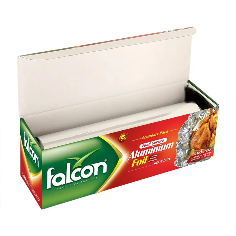 25sqft Color Box Paper Roll Household Aluminium Foil for Packaging Food Grade Aluminium Foil Food Package