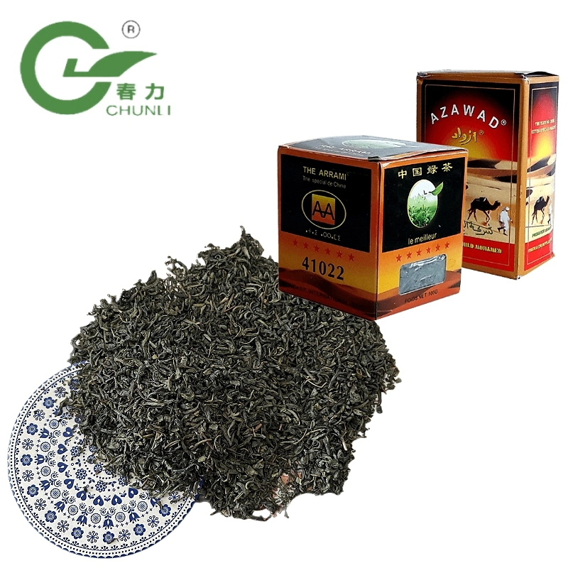 Chunmee Tea Te Verde 41022AAA de alta calidad para Malí Senegal Mauritania