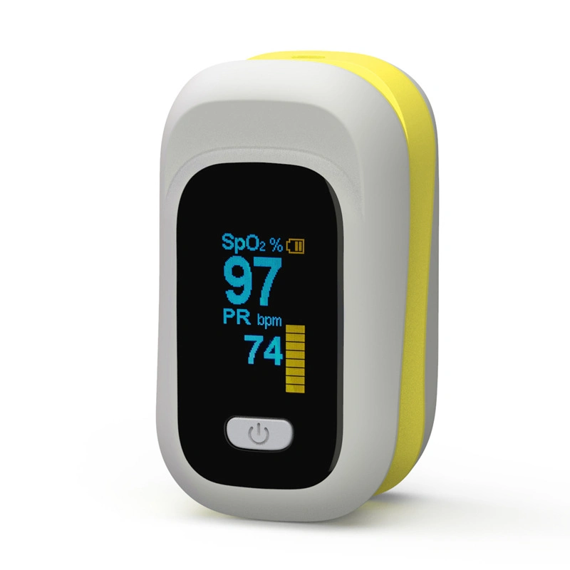 Farbe Display Gehäuse Oximetro Finger Oximeter SpO2 PR OLED Smart Oxymeter Fingertip Pulsoxymeter Oxi Meter