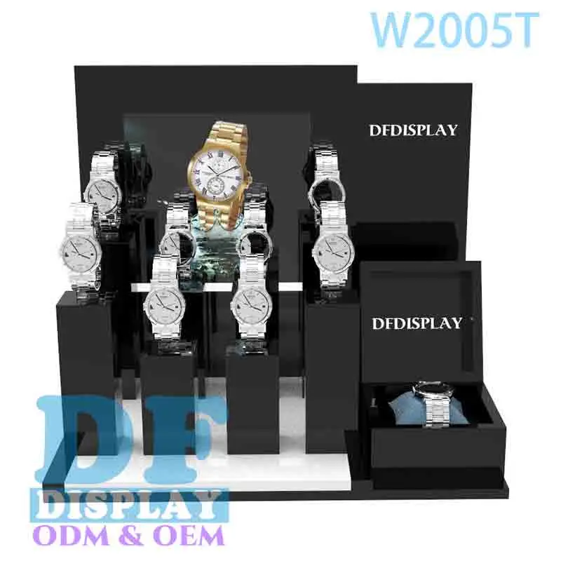 Acrylic Watch Display Smart Watch Tray Display Acrylic Advertising Wrist Watch Display Organizer Tabletop Store Acrylic Stand