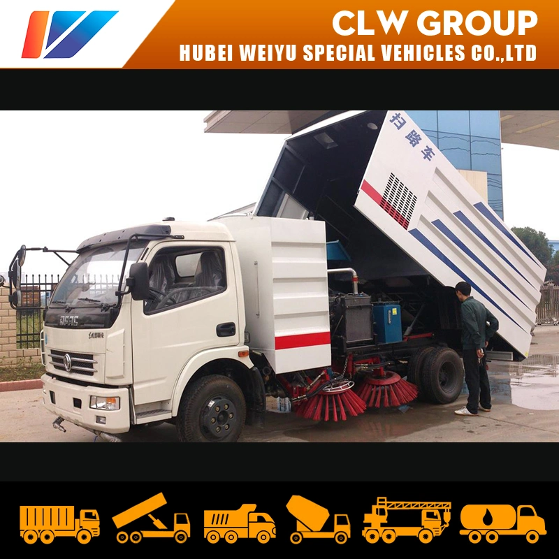 City Use 8ton Water Sprinkler Street Flushing Dongfeng 8cbm Road Sweep Truck