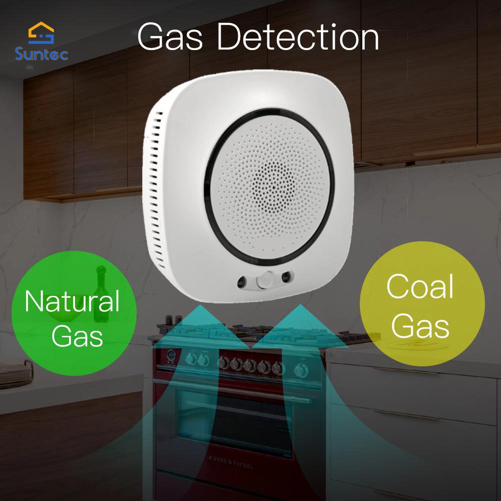 Tuya Smart Co Gas Sensor Detector Carbon Monoxide Leakage Gas Leak Detector WiFi Version
