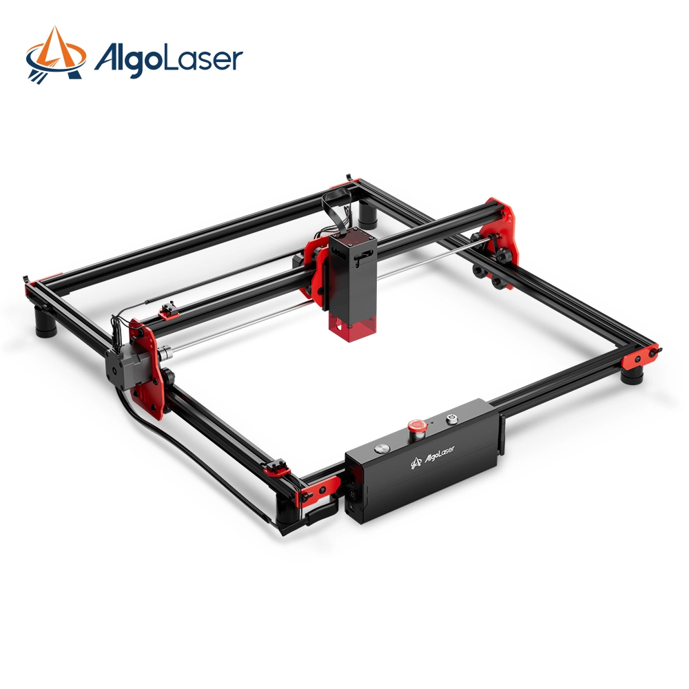 Algolaser DIY Kit Laser Cutter and Laser Engraver for Wood, Black Acrylic, Metal.