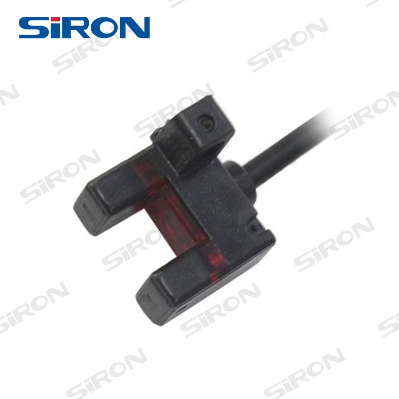 Siron K016-A4 R Type Vibration Resistance IP66 DC 4wire 6mm Slot Sensor Optical Slot Sensor Switch with Indicator Light