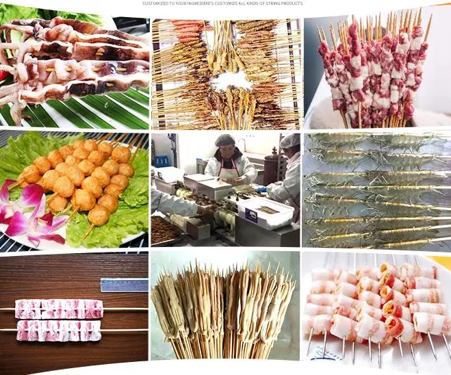 Food Processing Machinery for Making Meat Skewers Sheep Skewer Machine Price