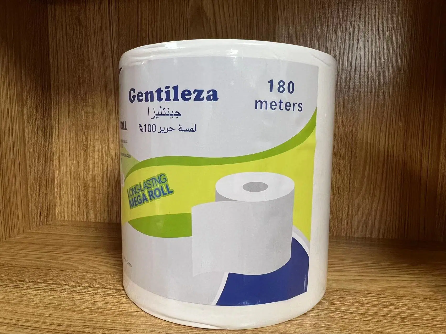 На заводе горячего продажи 1 Ply чистого древесной целлюлозы долговечные Mega полотенце рулона туалетной бумаги