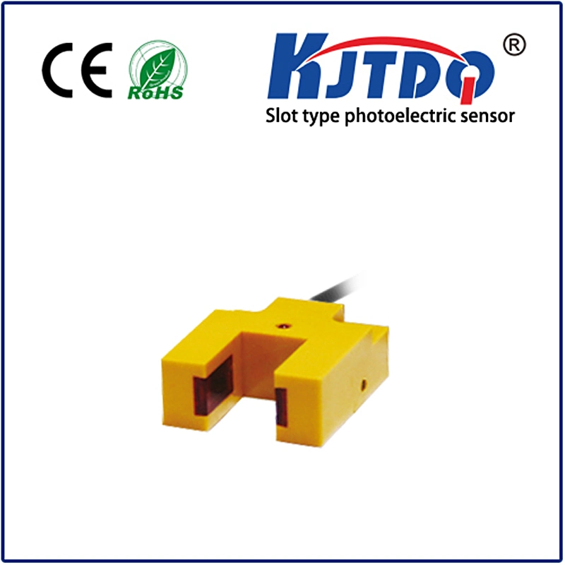 Kjtdq-U Type Housing Photoelectric Diffuse Sensor Yellow Color PNP NPN Output