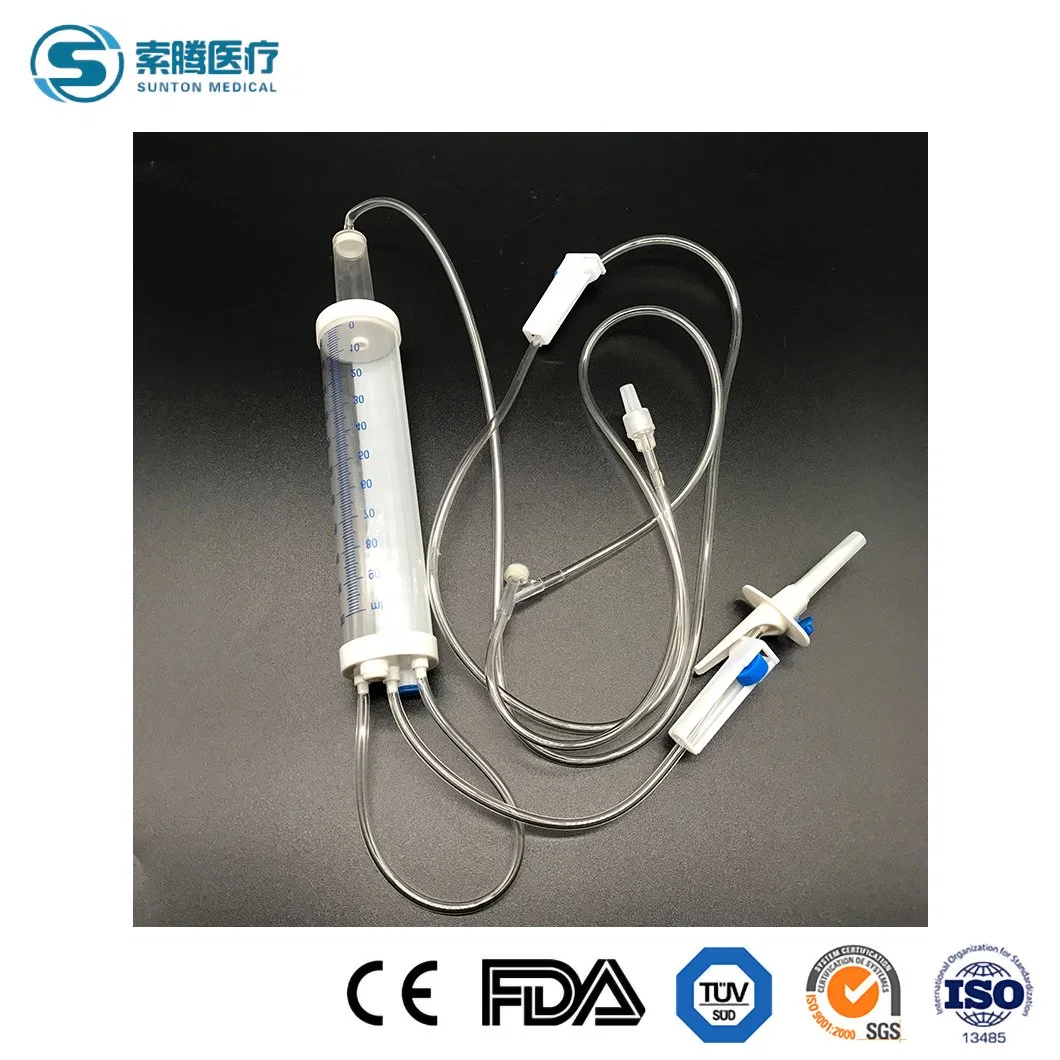 Sunton Burette Infusion China Titration Infusion Set Manufacturing Medical Disposable Pediatric Measured Volume Burette Infusion Set Burette IV Infusion