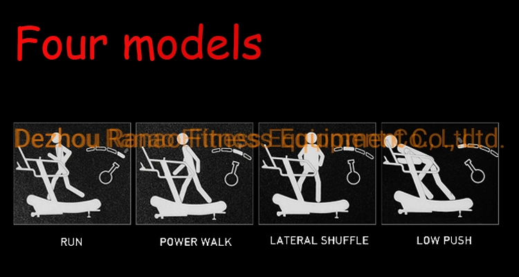 Gym Sporting Goods Curved Treadmill Exercise with Oxygen Therapy Unpowered Treadmill