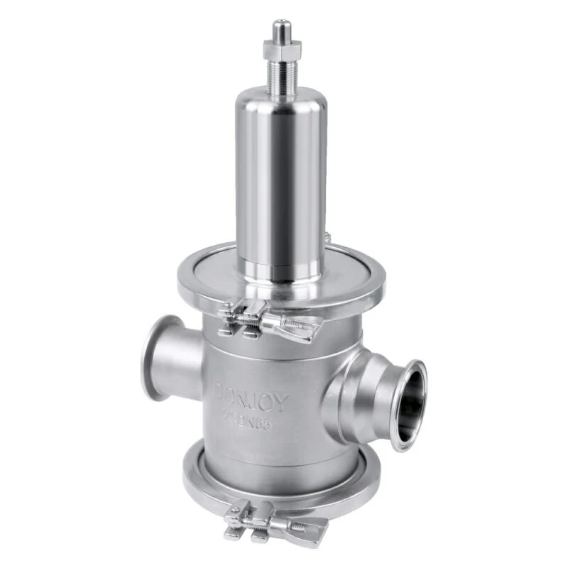 La norma ISO90001 Donjoy higiénico de acero inoxidable tipo L Válvula reductora de presión