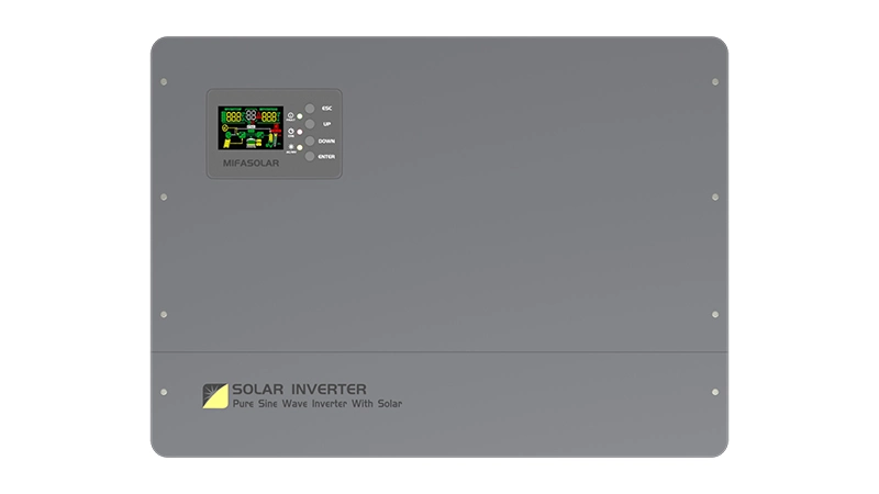 6.4Kw inversor Solar Híbrido Onda senoidal pura Inversor de potencia incorporado MPPT