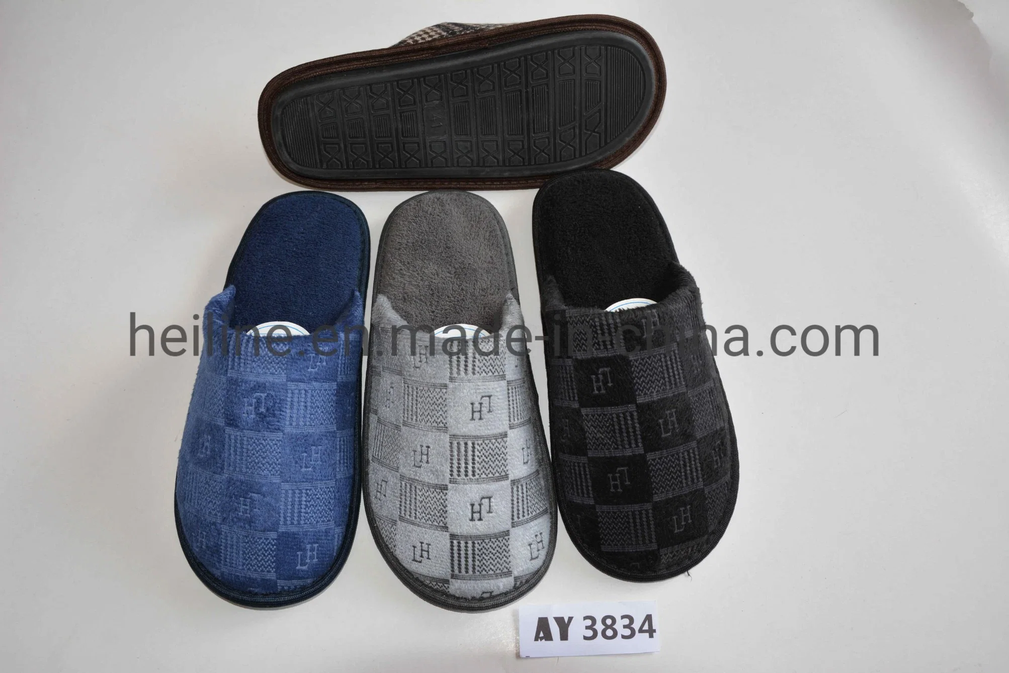 2020 Winter Style Comfortable Mens Insole House Bedroom Slippers