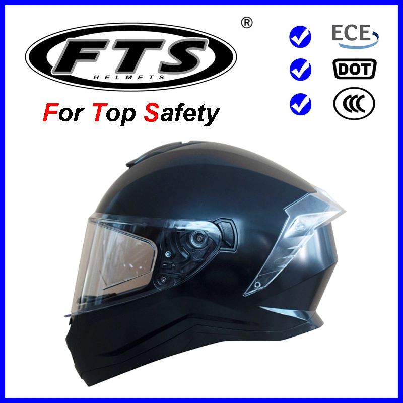 Motorcycle Full Face Helmet with Double Visors, DOT and ECE Certified