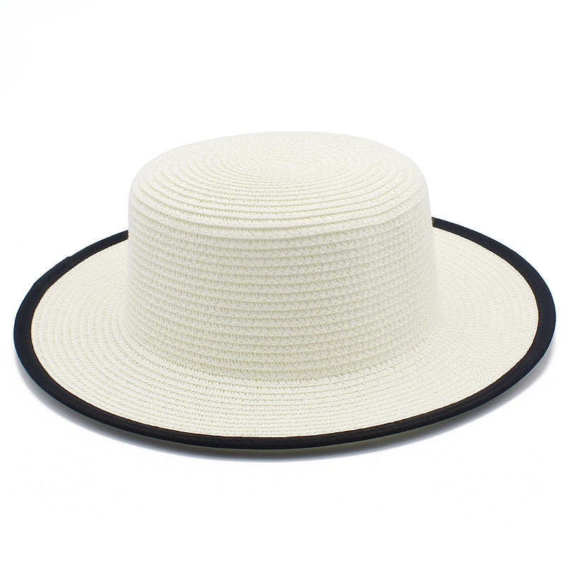 Ladies Summer Sun Protection Hat Travel Holiday Bag Brim White Beach Straw Hat Shade Foldable All Match Summer Hat